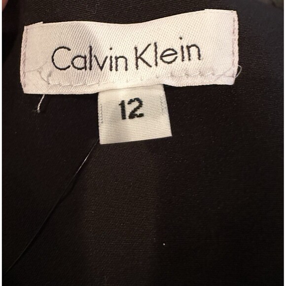 CALVIN KLEIN Sheath Dress Black Sleeveless  Womens Sz 12 NWT Classic - Picture 16 of 16